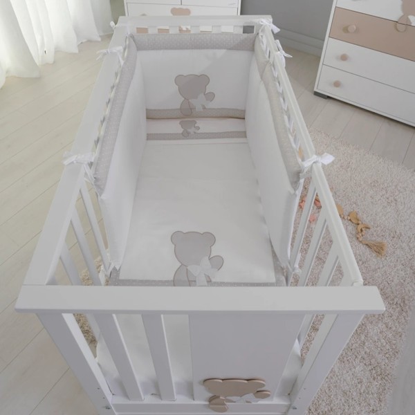 Paracolpi + Piumino sfoderabile + Set lenzuola 3pz per Lettino Compact fiancoletto e Next2Me Forever Baloo Coccolissimi
