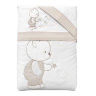 Piumino sfoderabile + Set lenzuola 3pz per Next2Me (e similari) Cercatore di stelle Coccolissimi