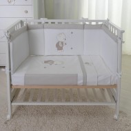 Paracolpi + Piumino sfoderabile + Set lenzuola 3pz per Lettino Compact e Next2Me Forever Cercatore di stelle Coccolissimi