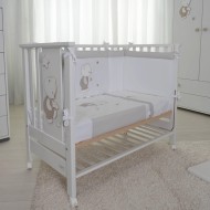 Paracolpi + Piumino sfoderabile + Set lenzuola 3pz per Lettino Compact e Next2Me Forever Cercatore di stelle Coccolissimi