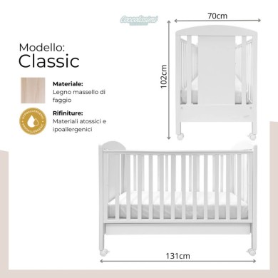 Cameretta Classic Orso cuore Coccolissimi