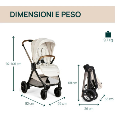 Trio Bellagio Gran Comfort Chicco con ovetto reclinabile e stand-up