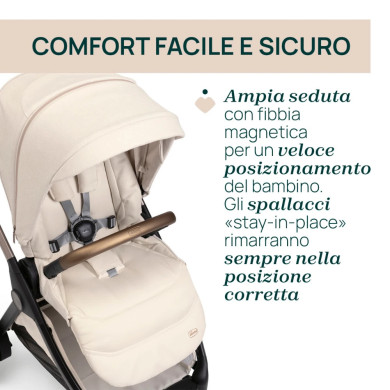 Trio Bellagio Gran Comfort Chicco con ovetto reclinabile e stand-up