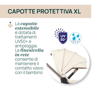 Trio Bellagio Gran Comfort Chicco con ovetto reclinabile e stand-up