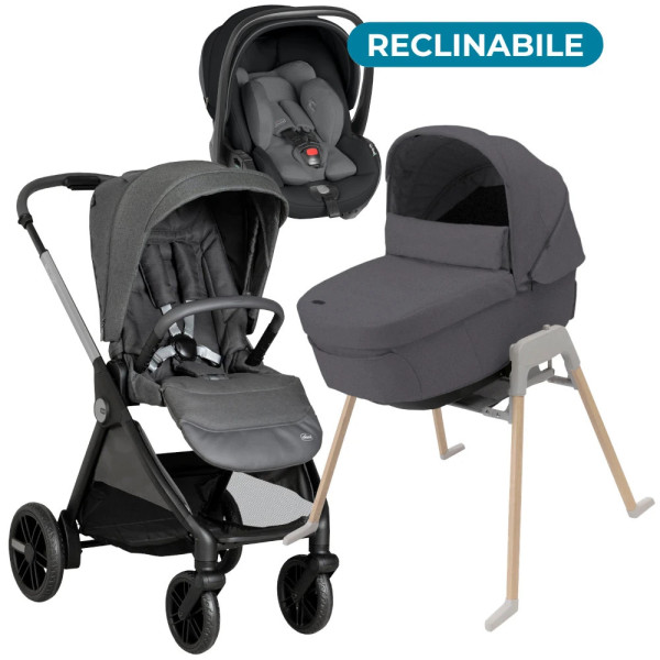Trio Bellagio2 Chicco con Ovetto Reclinabile, Borsa e stand-up Omaggio