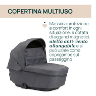 Trio Bellagio2 Chicco con Ovetto Reclinabile, Borsa e stand-up Omaggio