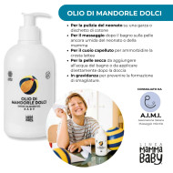 Kit Dolci Coccole Quadrotti,olio di mandorle e bavaglino