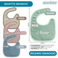 Kit Dolci Coccole Quadrotti,olio di mandorle e bavaglino