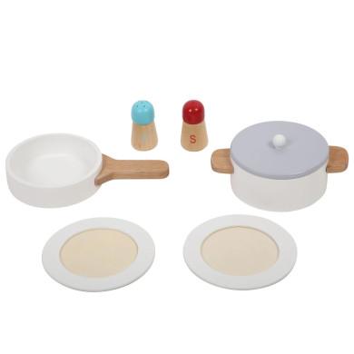 Cucina giocattolo in legno con 14 accessori per bambini Smart 7253