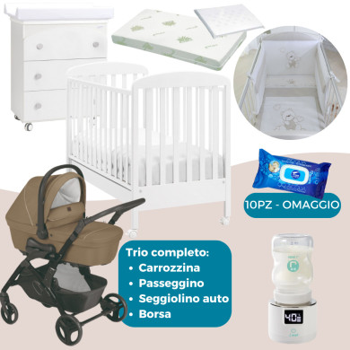 Kit Newborn con cameretta Basic con Trio 2025 Cam Scaldabiberon