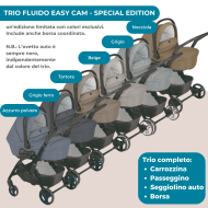 Kit Newborn con cameretta Basic con Trio 2025 Cam Scaldabiberon