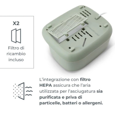 Sterilizzatore con asciugatura 2 in 1 SteriDry 1088 di Nuvita