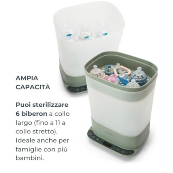 Sterilizzatore con asciugatura 2 in 1 SteriDry 1088 di Nuvita