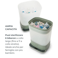 Sterilizzatore con asciugatura 2 in 1 SteriDry 1088 di Nuvita