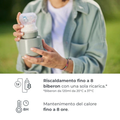 Scaldabiberon portatile universale Warm'n'Go 1162 Ricaricabile