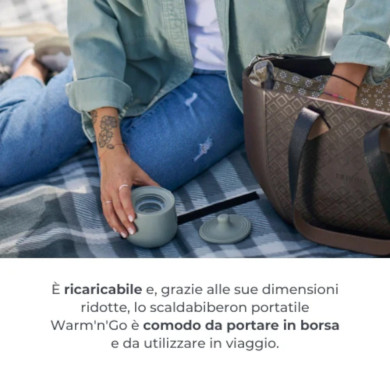 Scaldabiberon portatile universale Warm'n'Go 1162 Ricaricabile