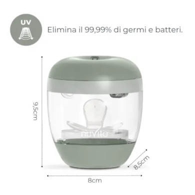 Sterilizzatore portatile a raggi UV MellyPlus di Nuvita –Igienizzatore