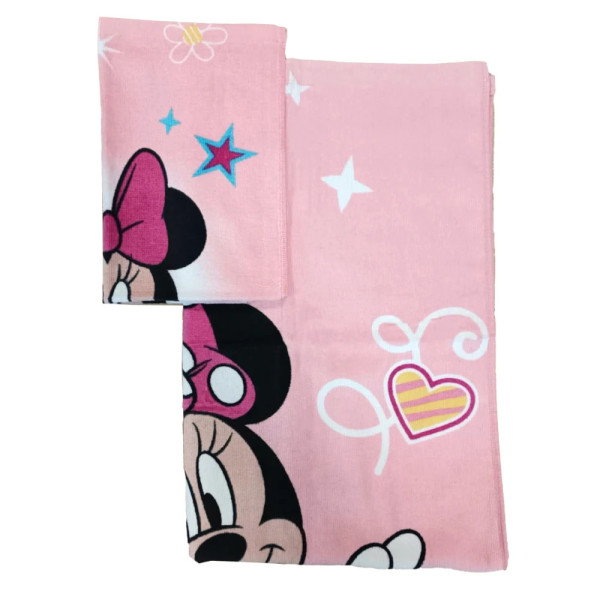 Coppia di asciugamani in spugna - Minnie