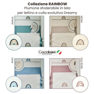 Piumino sfoderabile per lettino e culla evolutiva Dreamy Coccolissimi