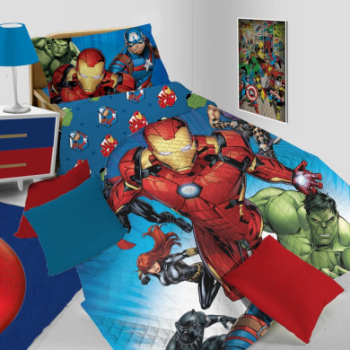Copriletto trapuntato 1 piazza Hermet – Personaggi Disney e Marvel