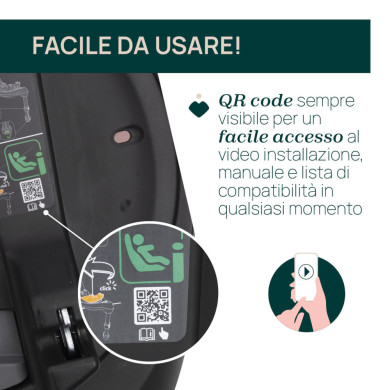 Full 360 i-Size base per seggiolini auto – Sistema Isofix