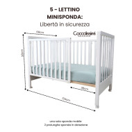 Kit Dreamy TicToc - Culla Evolutiva, tessile, trio TicToc e pappananna