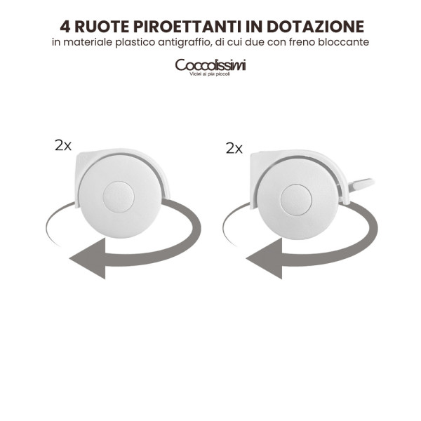 Kit Dreamy TicToc - Culla Evolutiva, tessile, trio TicToc e pappananna