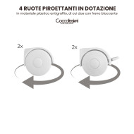 Kit Dreamy TicToc - Culla Evolutiva, tessile, trio TicToc e pappananna