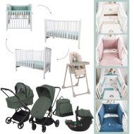 Kit Dreamy TicToc - Culla Evolutiva, tessile, trio TicToc e pappananna