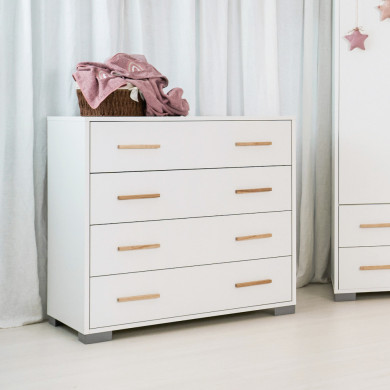 Comò Dreamy 4 cassetti Coccolissimi – Mobile cameretta moderno
