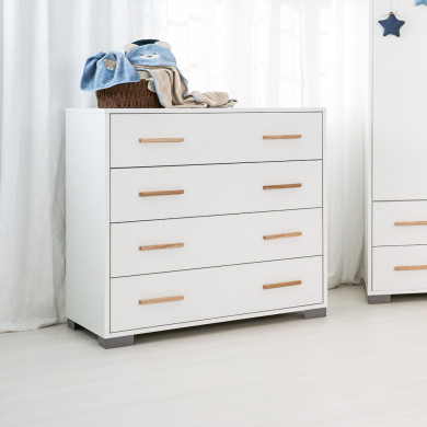 Comò Dreamy 4 cassetti Coccolissimi – Mobile cameretta moderno