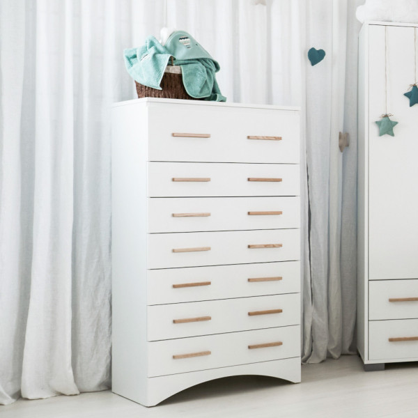 Settimino Dreamy Coccolissimi – Cassettiera 7 cassetti per cameretta