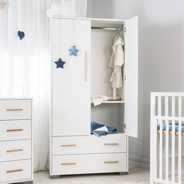 Armadio Dreamy 2 ante Coccolissimi – Mobile cameretta elegante