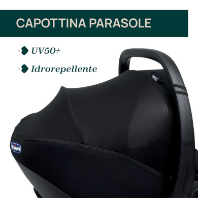 Trio Seety con seggiolino auto Kory Essential I-Size Chicco