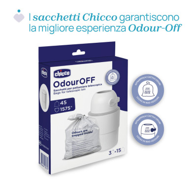 Mangiapannolini Telescopico Odour Off Chicco
