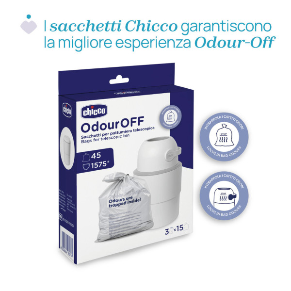 Mangiapannolini Telescopico Odour Off Chicco