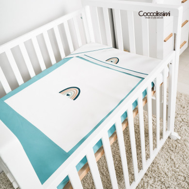 Cameretta Dreamy Coccolissimi – Culla, fasciatoio, coordinato tessile