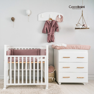 Cameretta Dreamy Coccolissimi – Culla, fasciatoio, coordinato tessile