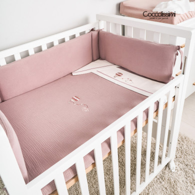 Cameretta Dreamy Coccolissimi – Culla, fasciatoio, coordinato tessile