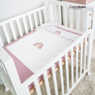 Cameretta Dreamy Coccolissimi – Culla, fasciatoio, coordinato tessile