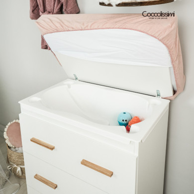 Cameretta Dreamy Coccolissimi – Culla, fasciatoio, coordinato tessile