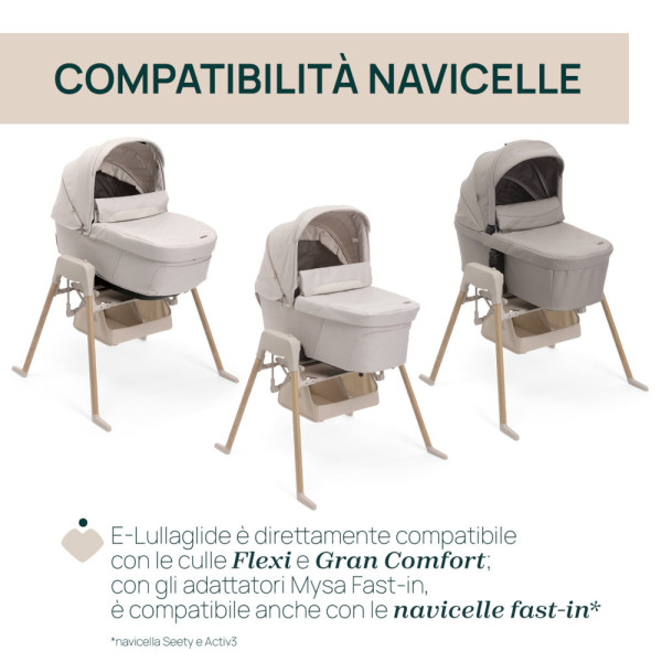 Stand E-Lullaglide elettronico Chicco–movimento automatco e Bluetooth
