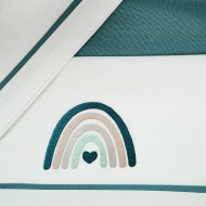 Coperta trecce e lenzuola Dreamy Coccolissimi Coordinato carrozzina