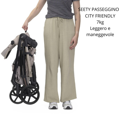 Trio Seety 2 con seggiolino auto Kory Essential I-Size Chicco