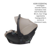 Trio Seety 2 con seggiolino auto Kory Essential I-Size Chicco