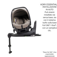 Trio Seety 2 con seggiolino auto Kory Essential I-Size Chicco