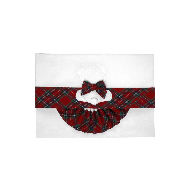 Set lenzuolino in cotone per carrozzina ricamato Trudy Coccolissimi