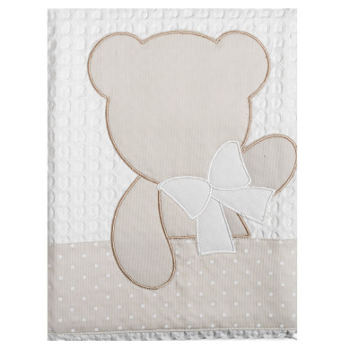 Copertina in piquet a nido d’ape per carrozzina Baloo Coccolissimi