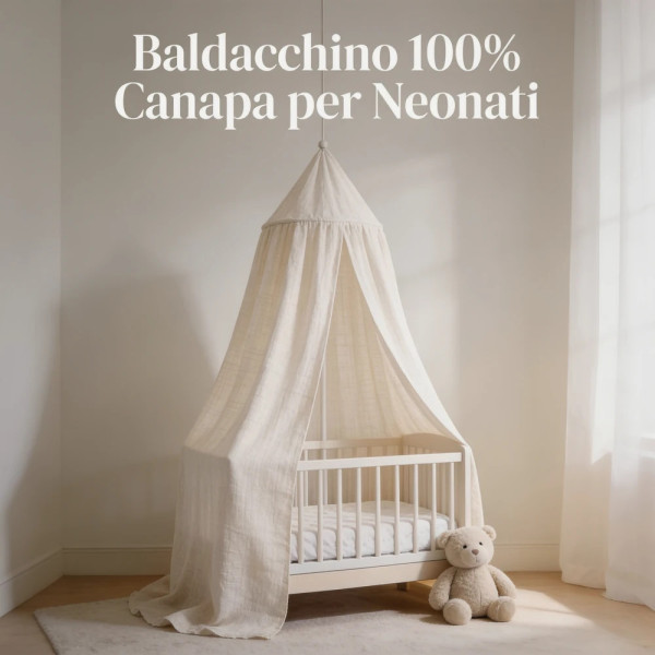 Baldacchino Canopy Bimbidreams – Tenda decorativa in cotone