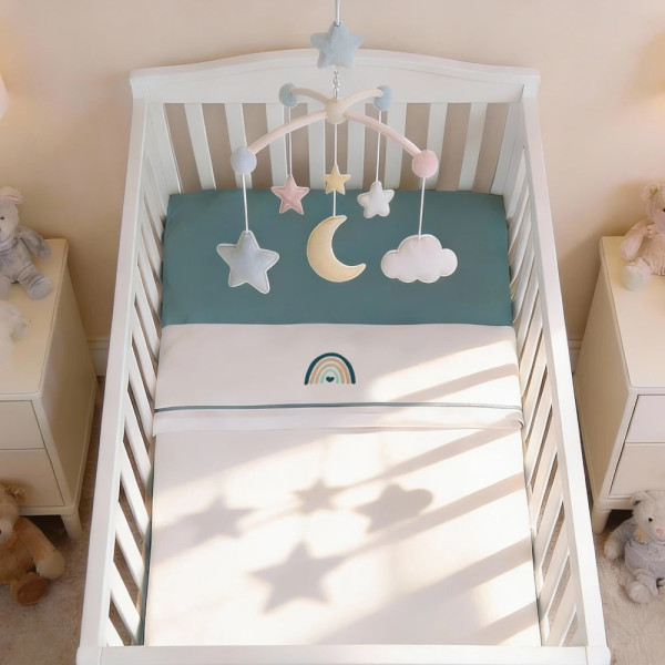 Lenzuola lettino, culla e carrozzina neonato Dreamy Coccolissimi – Set